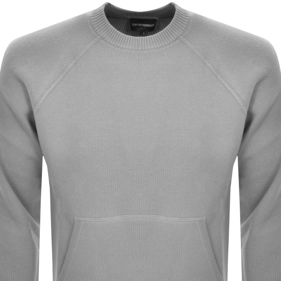 Emporio armani jumper grey top